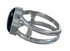 Onyx Sterling Silver Native American Ring Size 9 JX129029